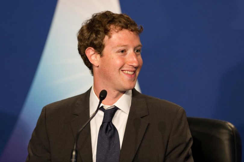 Mark Zuckerberg Facebook Happy